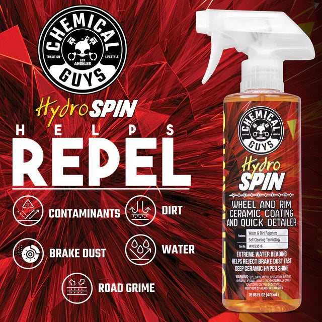 HydroSpin Wheel and Rim Ceramic Coating and Quick Detailer (2-Pack) - image 2