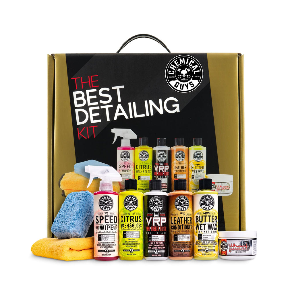 All-In-One Car Detailing Kit with leather conditioner-
