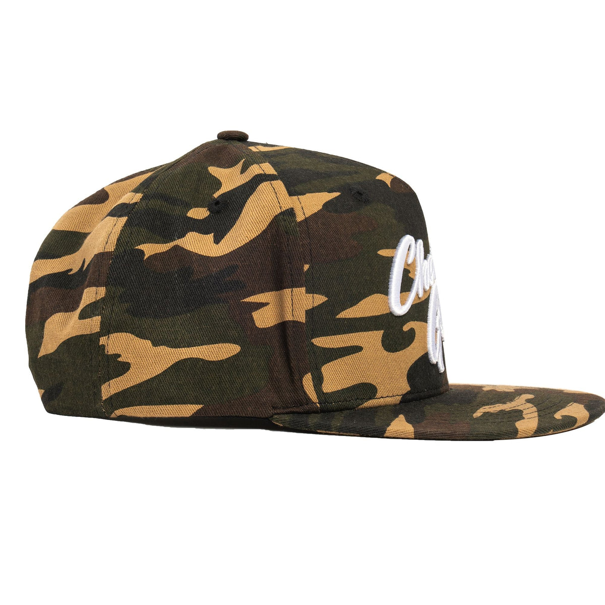 Snap-It-Back Camo Script Hat - image 3
