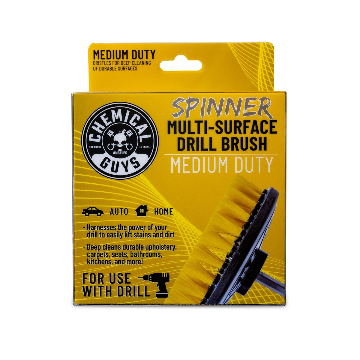Chemical Guys Spinner Carpet Drill Brush, Medium Duty - image 16