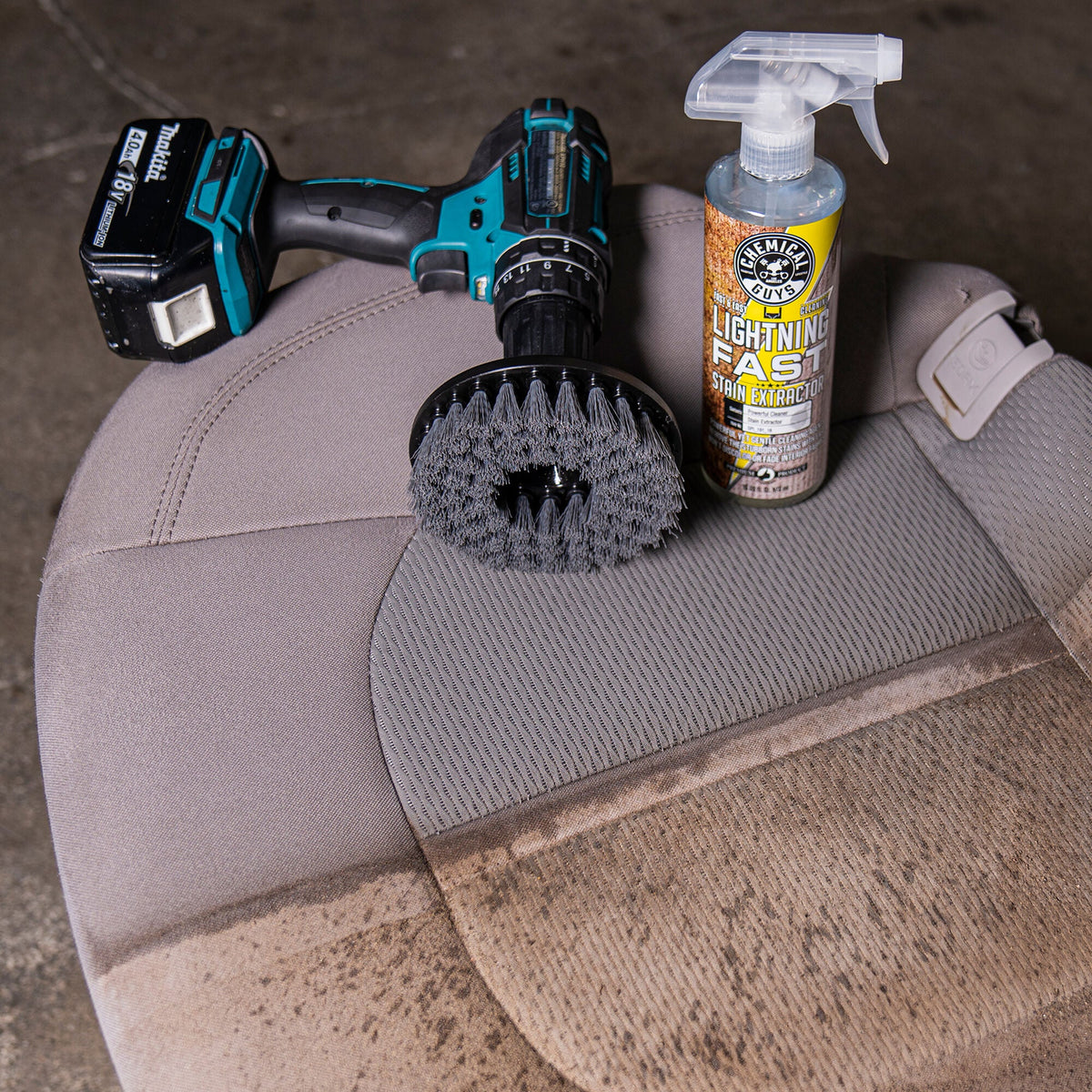 Chemical Guys Spinner Multi-Surface Drill Brush, Light Duty - image 9