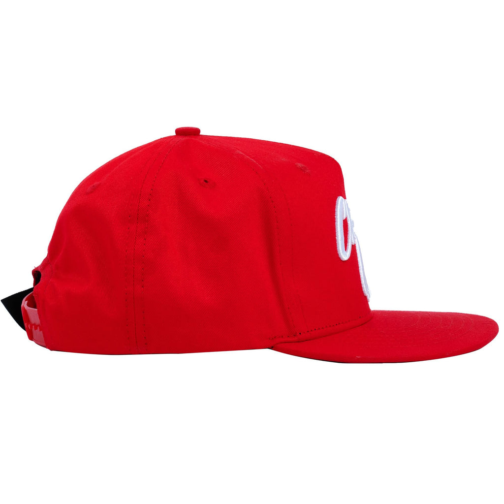 Snap-It-Back Red Script Hat - image 6