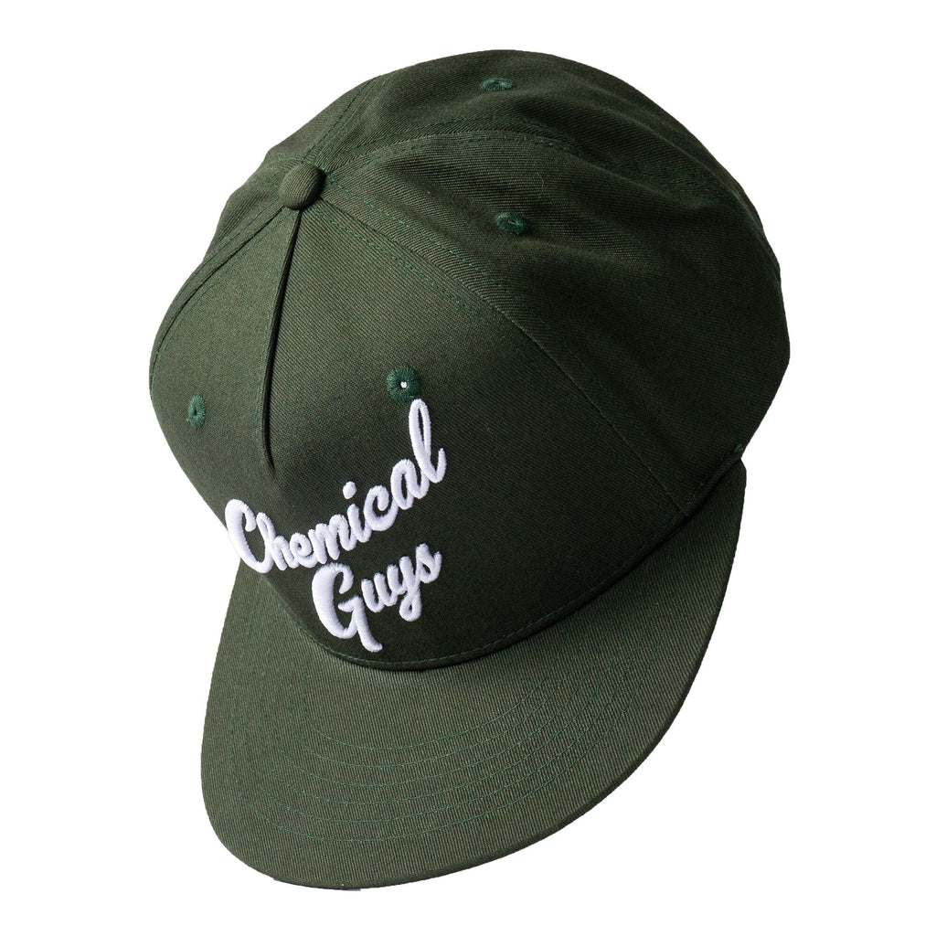 Snap-It-Back Olive Green Script Hat - image 4