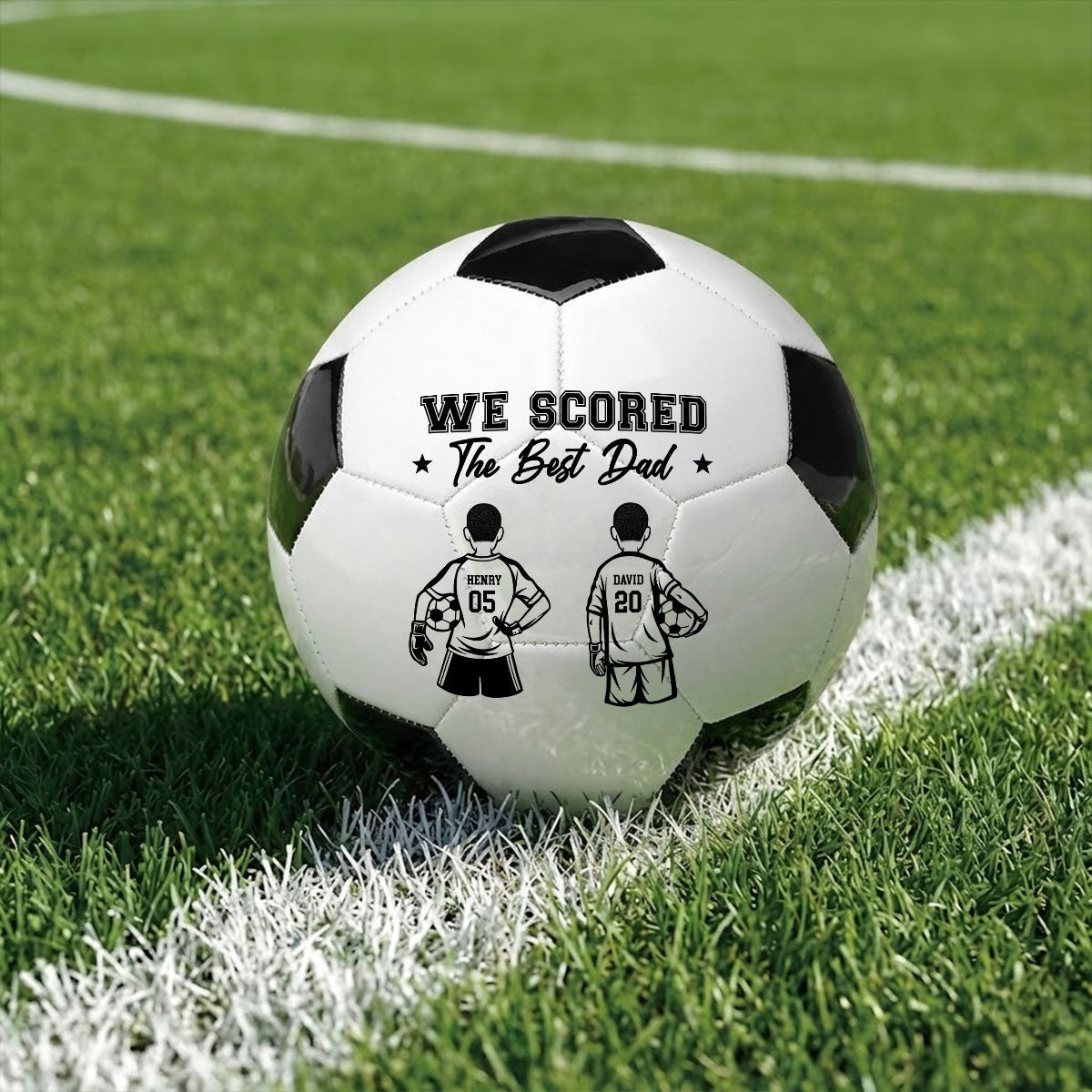 Our Daddy - Personalized Soccer Ball
