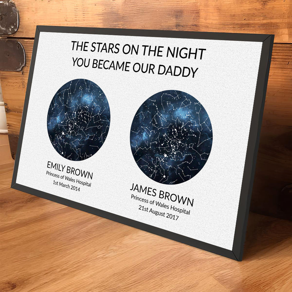 The Night You Became Daddy - Personalized Poster