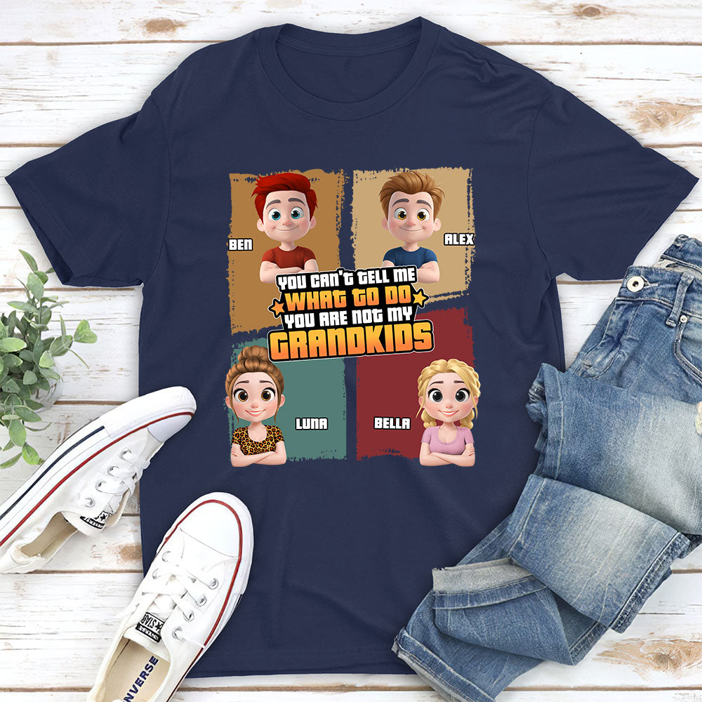 Custom Father's Day, Special Gift for Dad & Grandpa • You Are Not My Kid - Personalized Shirt