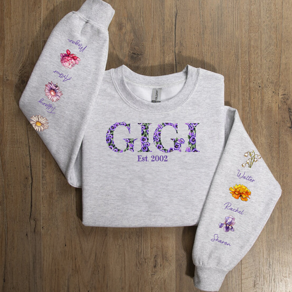 Blessed To Be Called Grandma - Personalized Sweatshirt