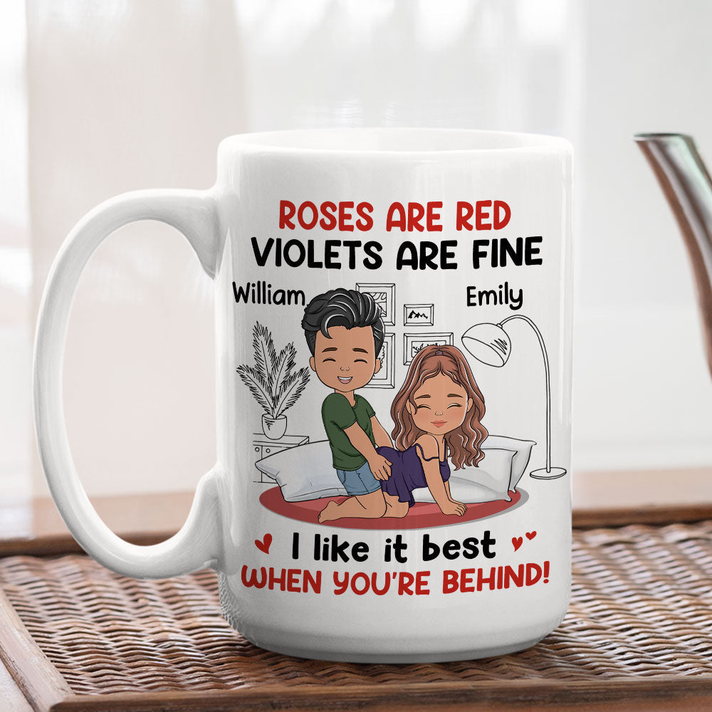 Custom Anniversary Keepsake Gifts For Couple • My Love For You Reaches Beyond Measure - Personalized Coffee Mug