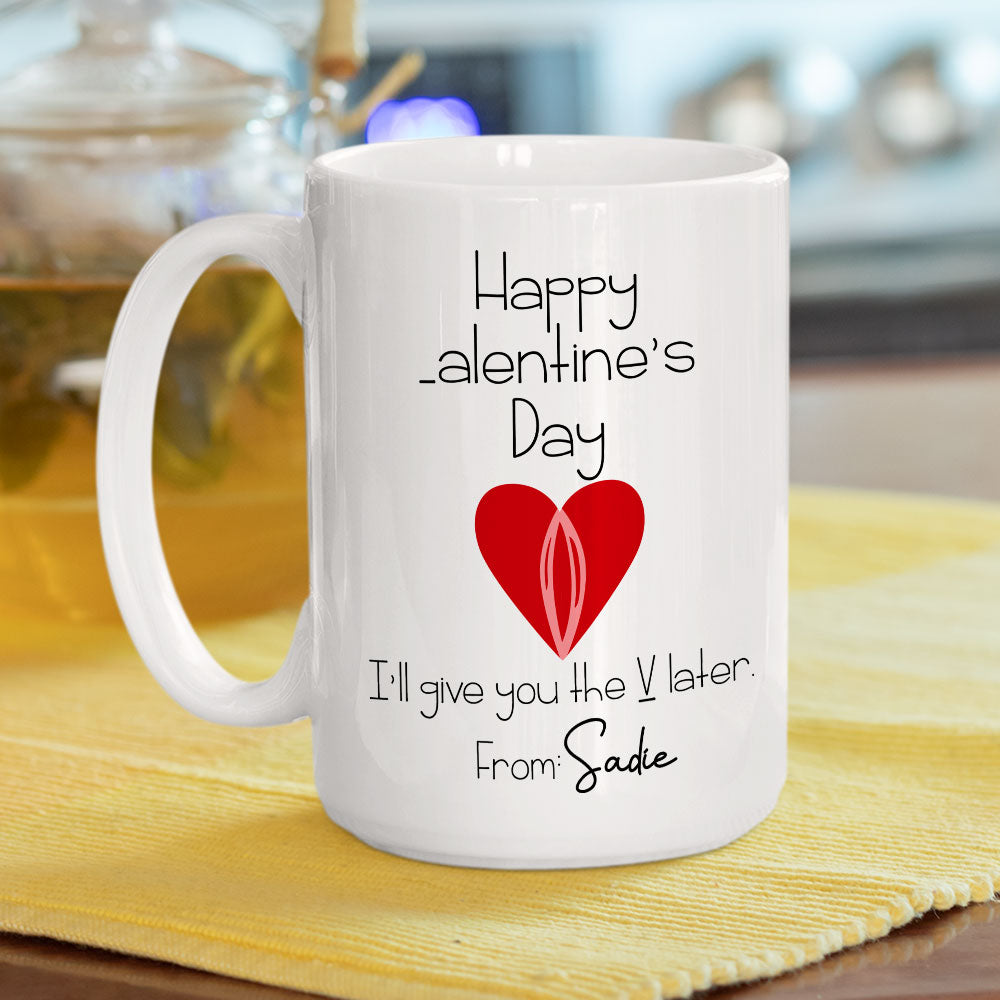 Custom Christmas & Birthday Keepsake Gift • My V - Personalized Coffee Mug