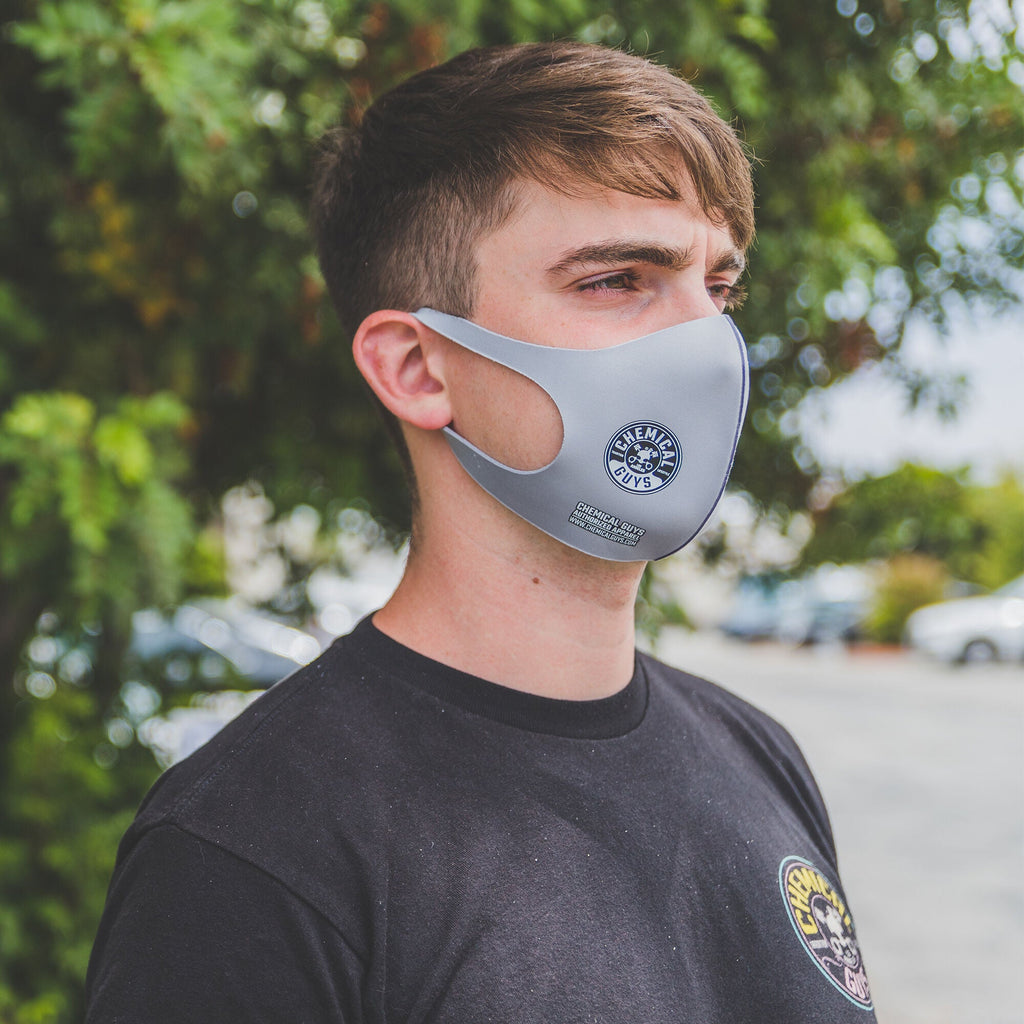 Chemical Guys Gray Cloth Non-Medical Face Mask - image 8