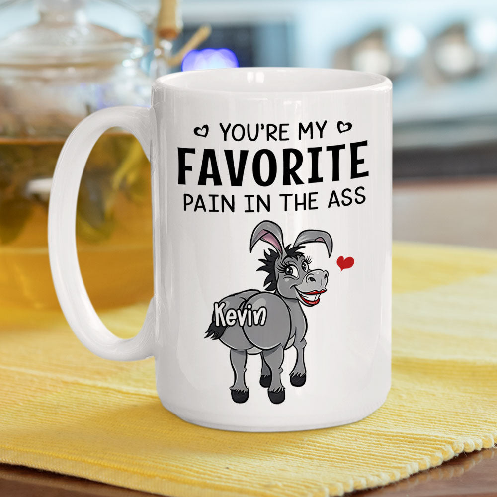 Custom Anniversary Keepsake Gifts For Couple • You Are My Favorite Pain - Personalized Coffee Mug