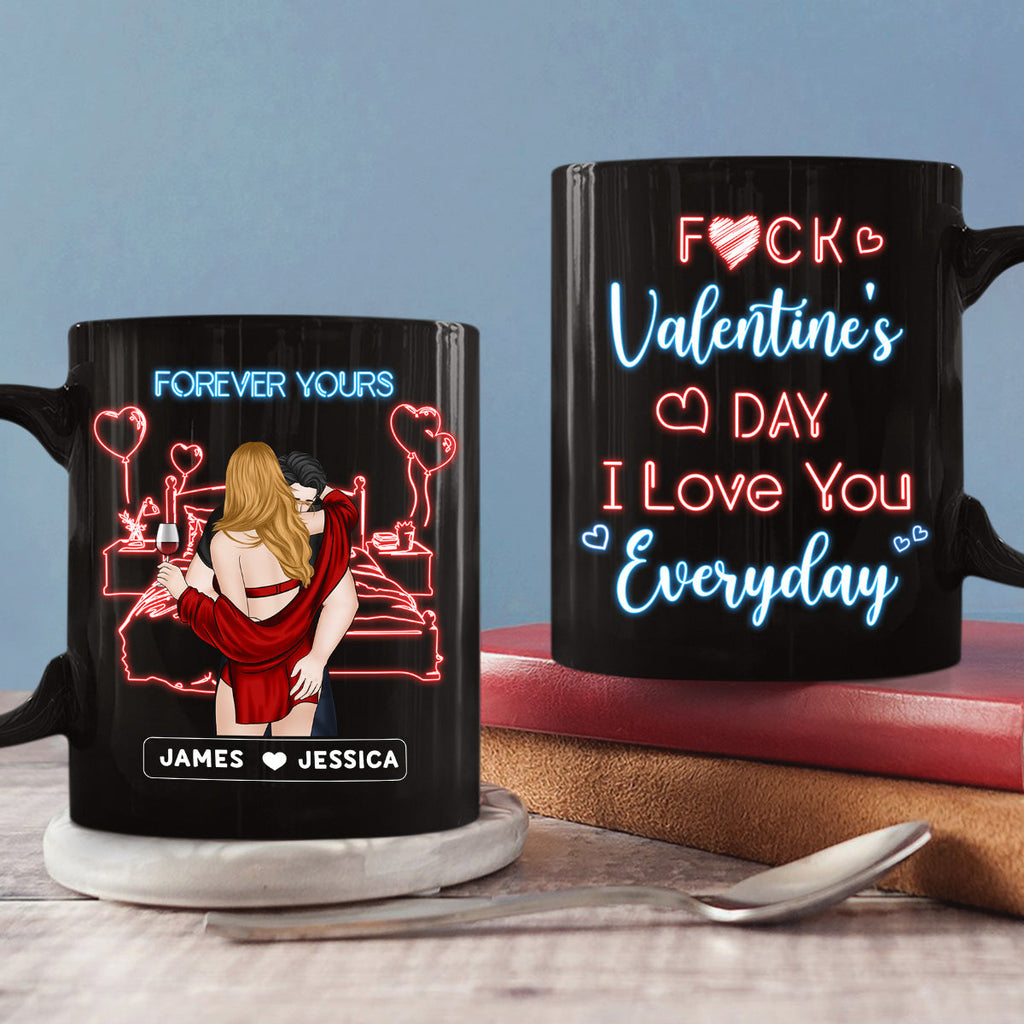 Custom Anniversary Keepsake Gifts For Couple • Love You Everyday - Personalized Coffee Mug