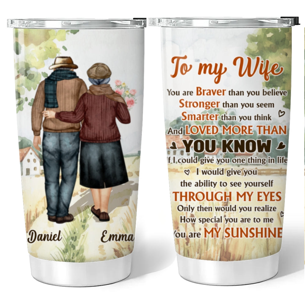 Custom Christmas Anniversary Gifts For Wife • To My Destiny - Personalized Tumbler