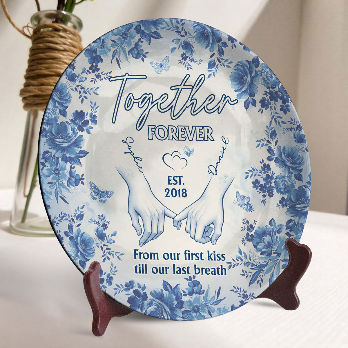 Forever With You - Personalized Plate