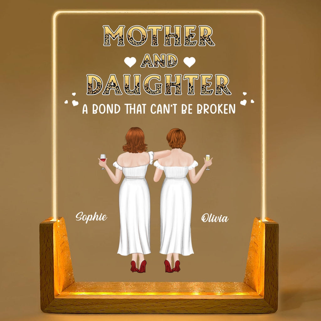 Custom Gift for Mom Grandma, Mother's Day Birthday • Mother And Daughters - Personalized Night Light