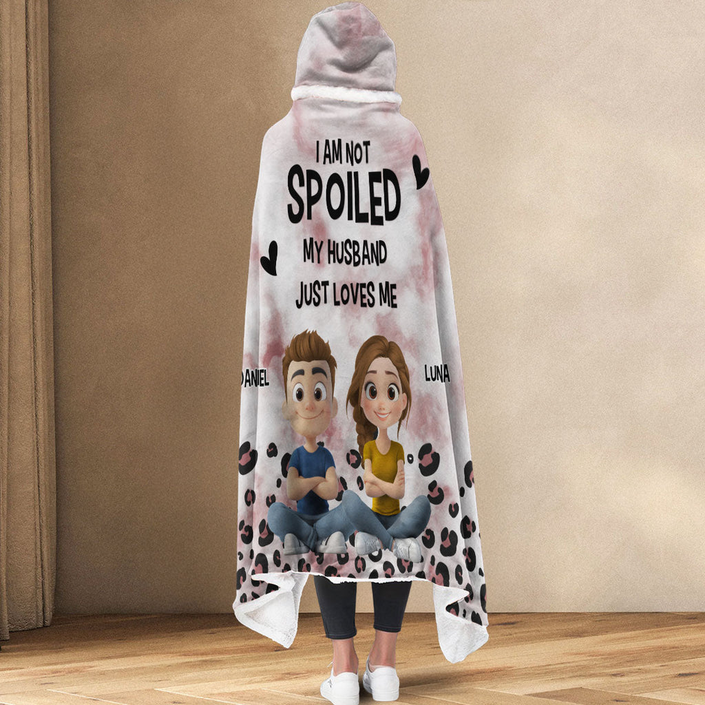 Just Loves Me - Personalized Hooded Blanket