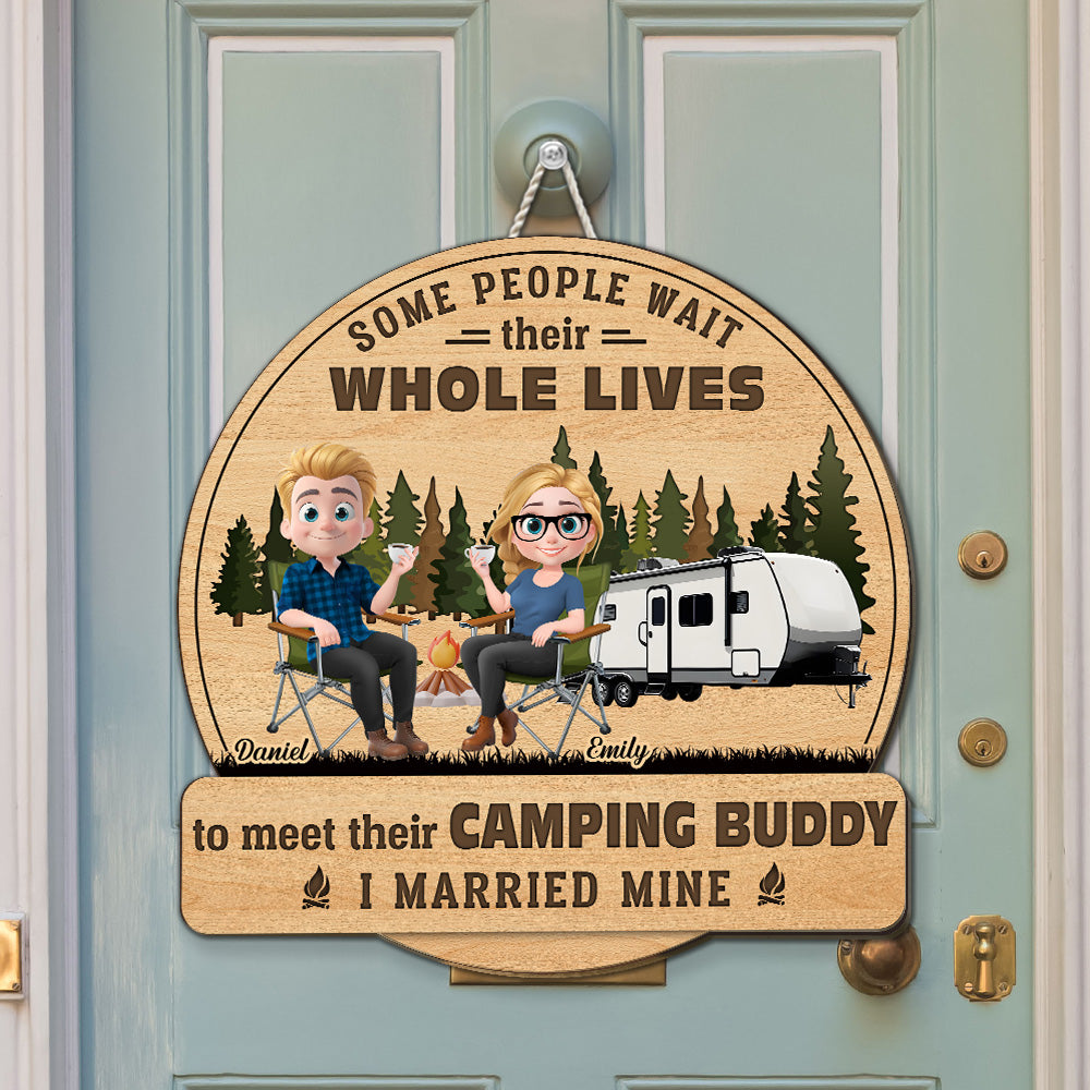 Custom Home & Wall Decor, Birthday & Christmas Gift • You Me And The Wild - Personalized Wood Sign