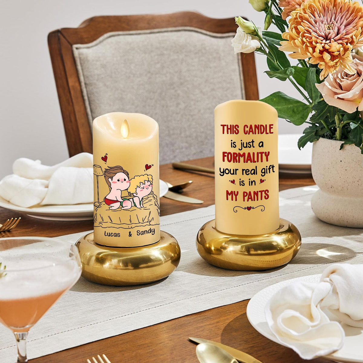 In My Pants - Personalized LED Candle