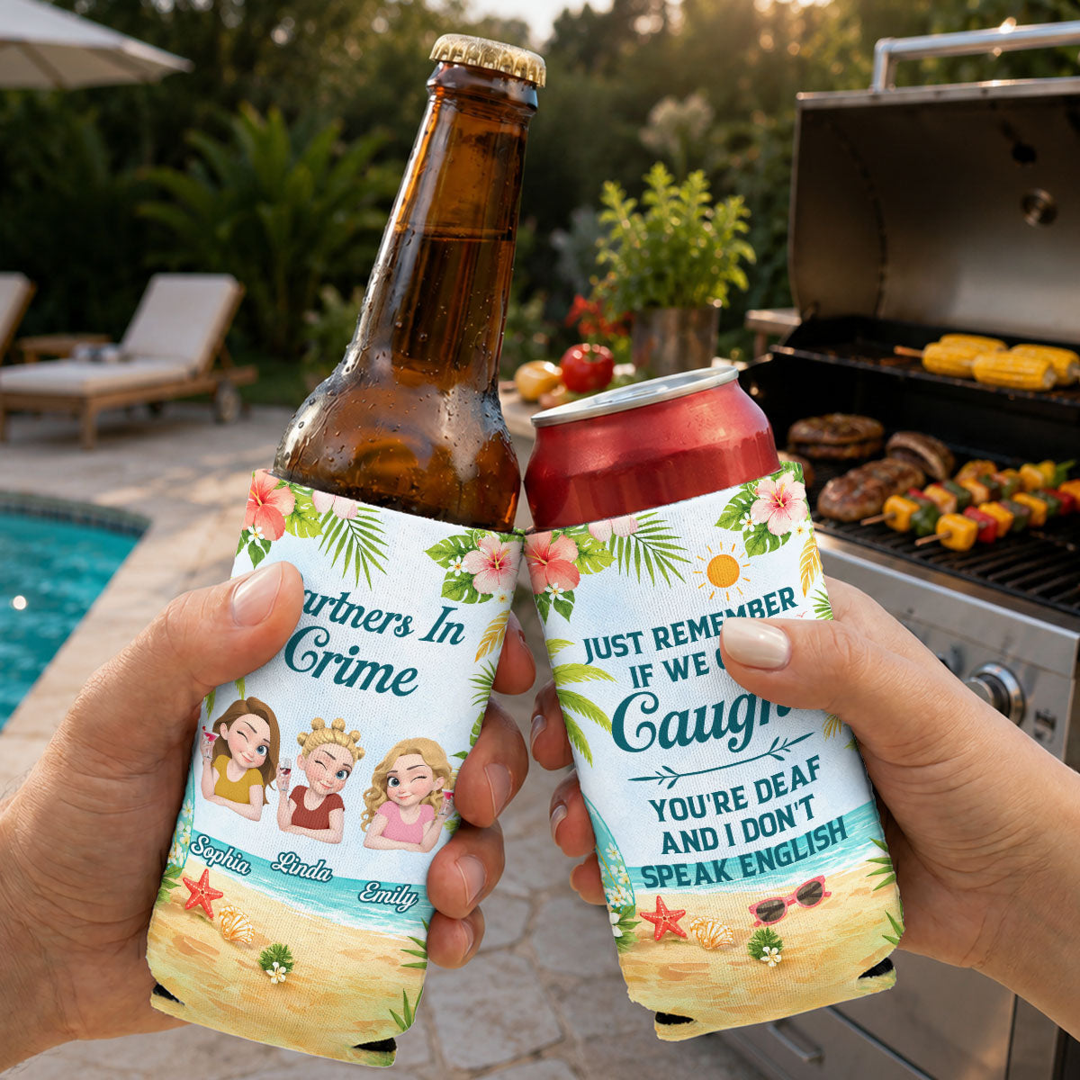 Just Remember - Personalized Skinny Can Cooler