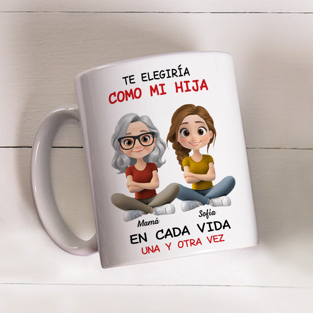 Custom Christmas & Birthday Gift for Daughter • Always Choose You 2 - Personalized Coffee Mug