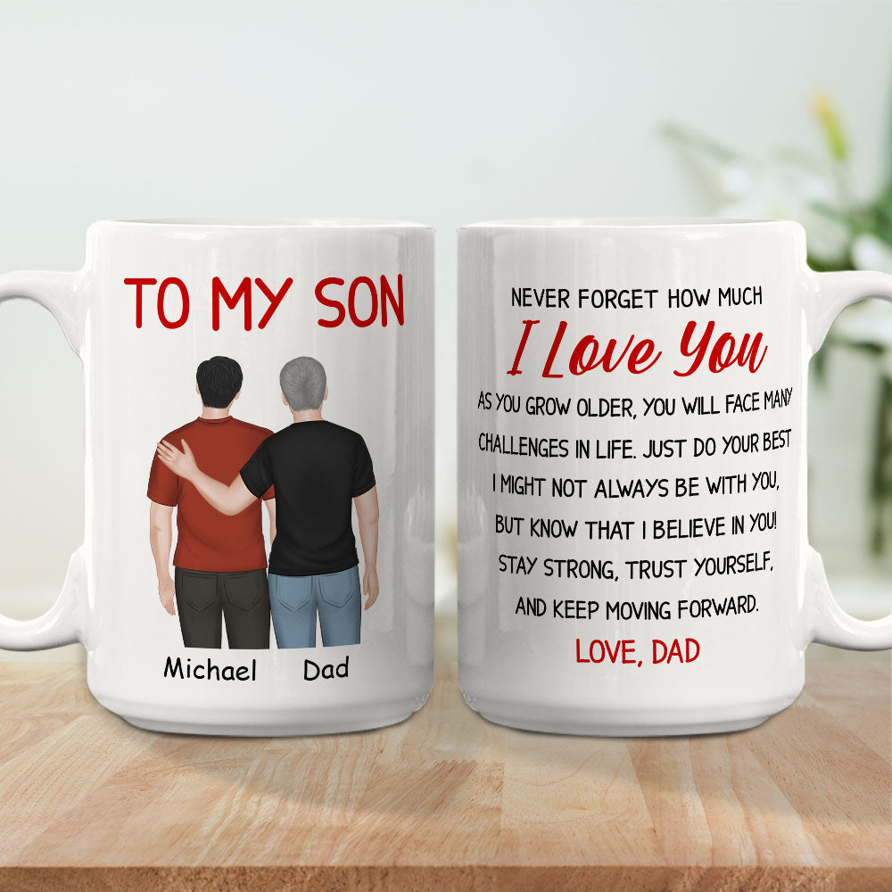 Custom Christmas & Birthday Gift for Son • My Boy My Son - Personalized Coffee Mug