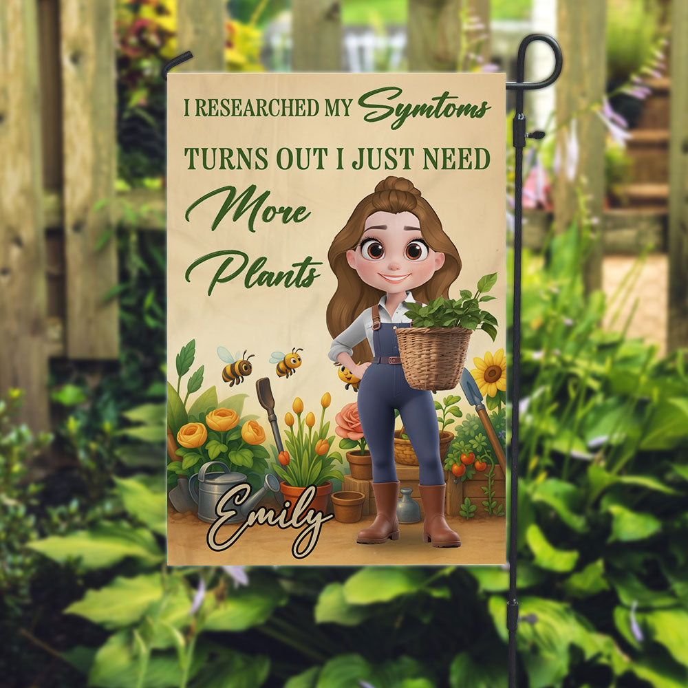 Need More Plants - Personalized Flag