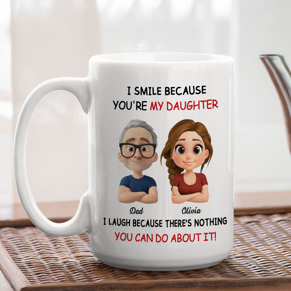 Custom Christmas & Birthday Gift for Daughter • Mom Daughter - Personalized Coffee Mug