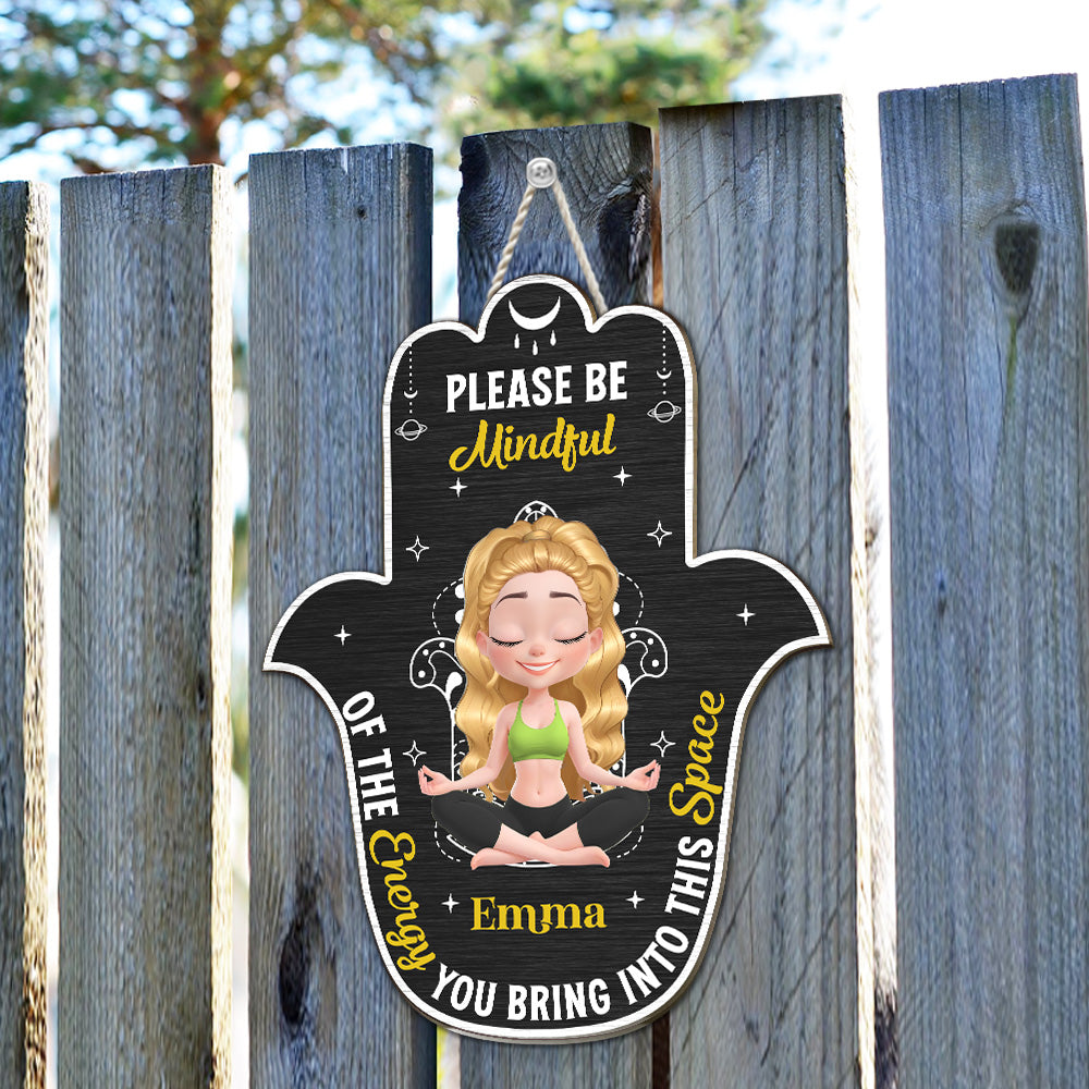 Custom Home & Wall Decor, Birthday & Christmas Gift • Please Be Mindful - Personalized Wood Sign