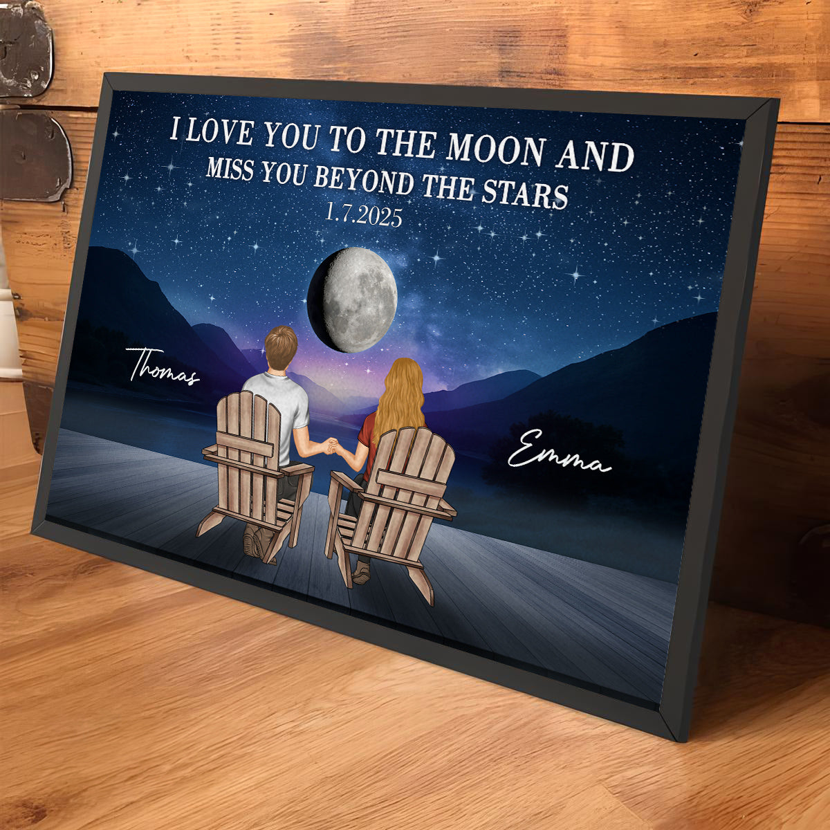 Love Endless As The Stars - Personalized Poster