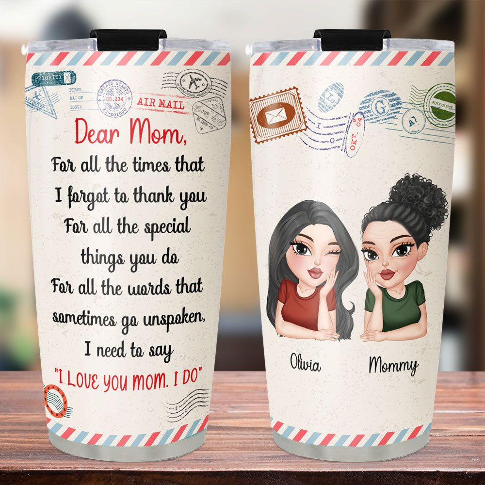 Custom Christmas Birthday Gifts For Mom • Love You Always - Personalized Tumbler