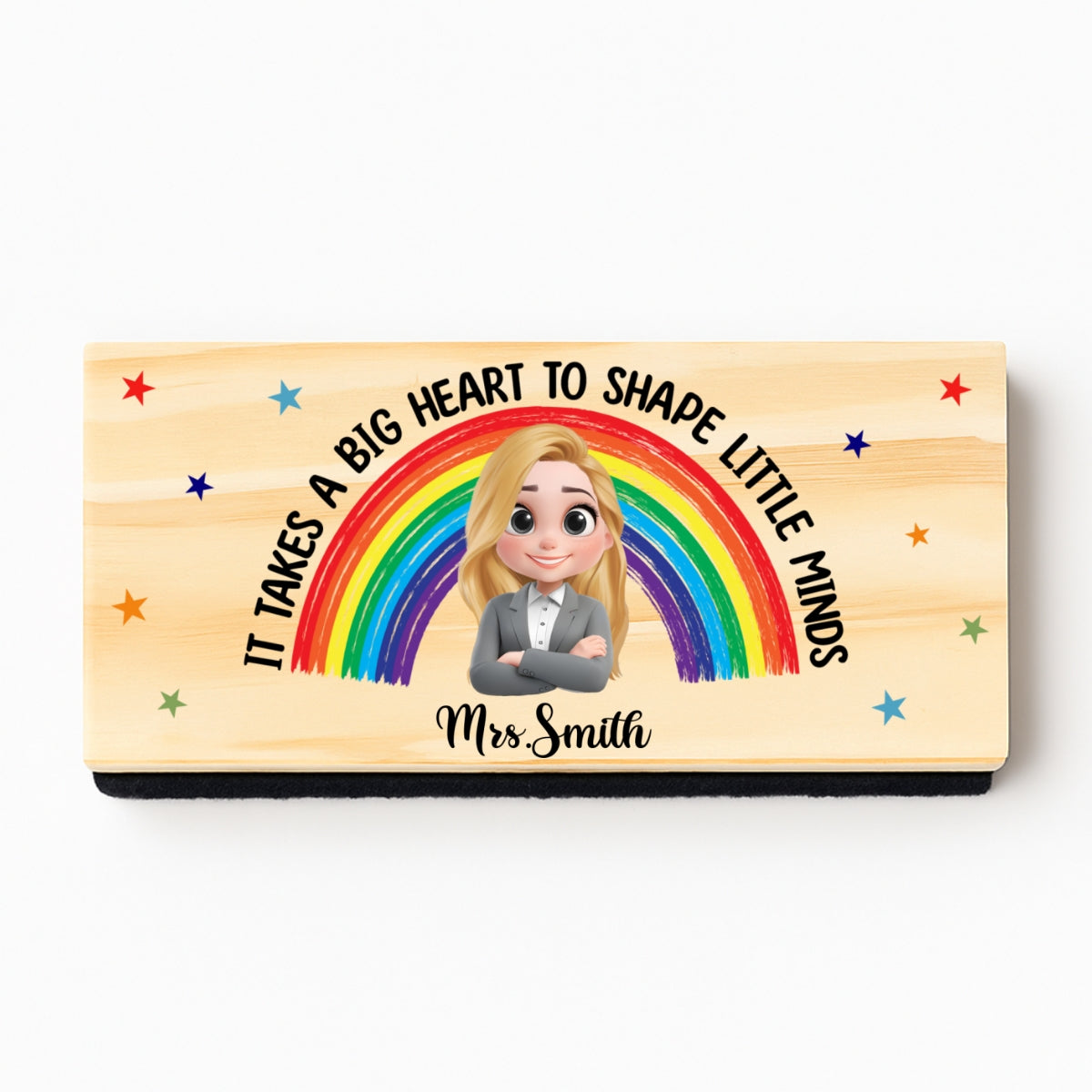 It Takes A Big Heart - Personalized Whiteboard Eraser