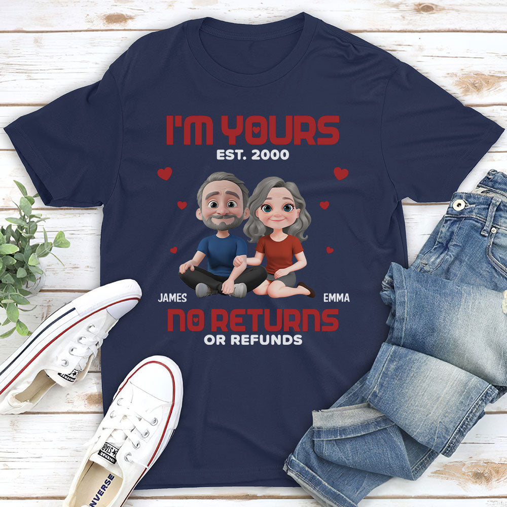 Custom Christmas Anniversary Keepsake Gifts For Wife • I Am Yours EST - Personalized Shirt