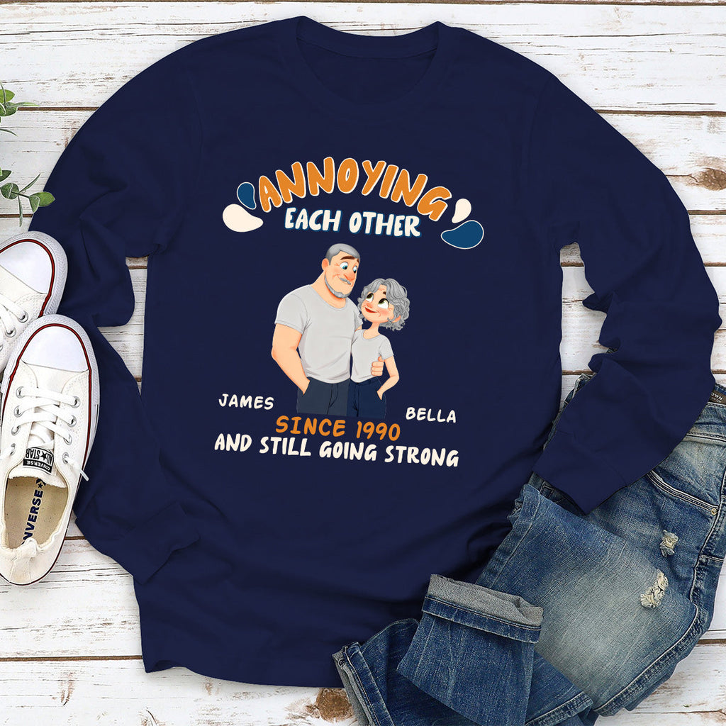 Custom Anniversary Keepsake Gifts For Couple • Caricature Love Couple - Personalized Shirt