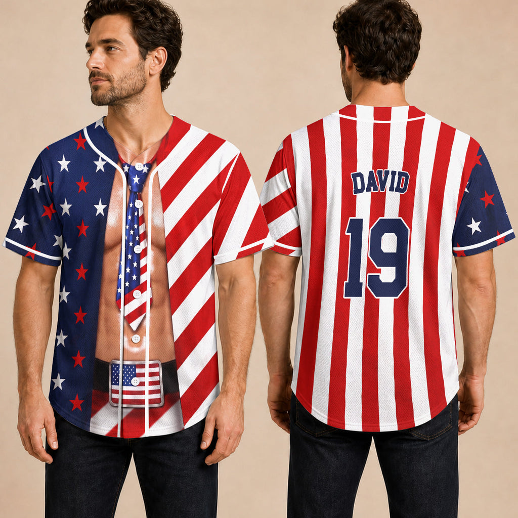 This Belly Brings Home Runs - Personalized Unisex Baseball Jersey 