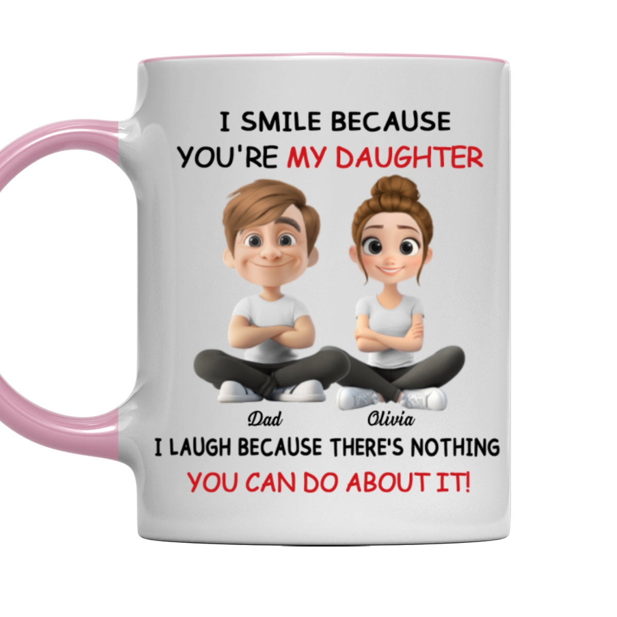 Custom Christmas & Birthday Gift for Daughter • My Daughter - Personalized Accent Mug