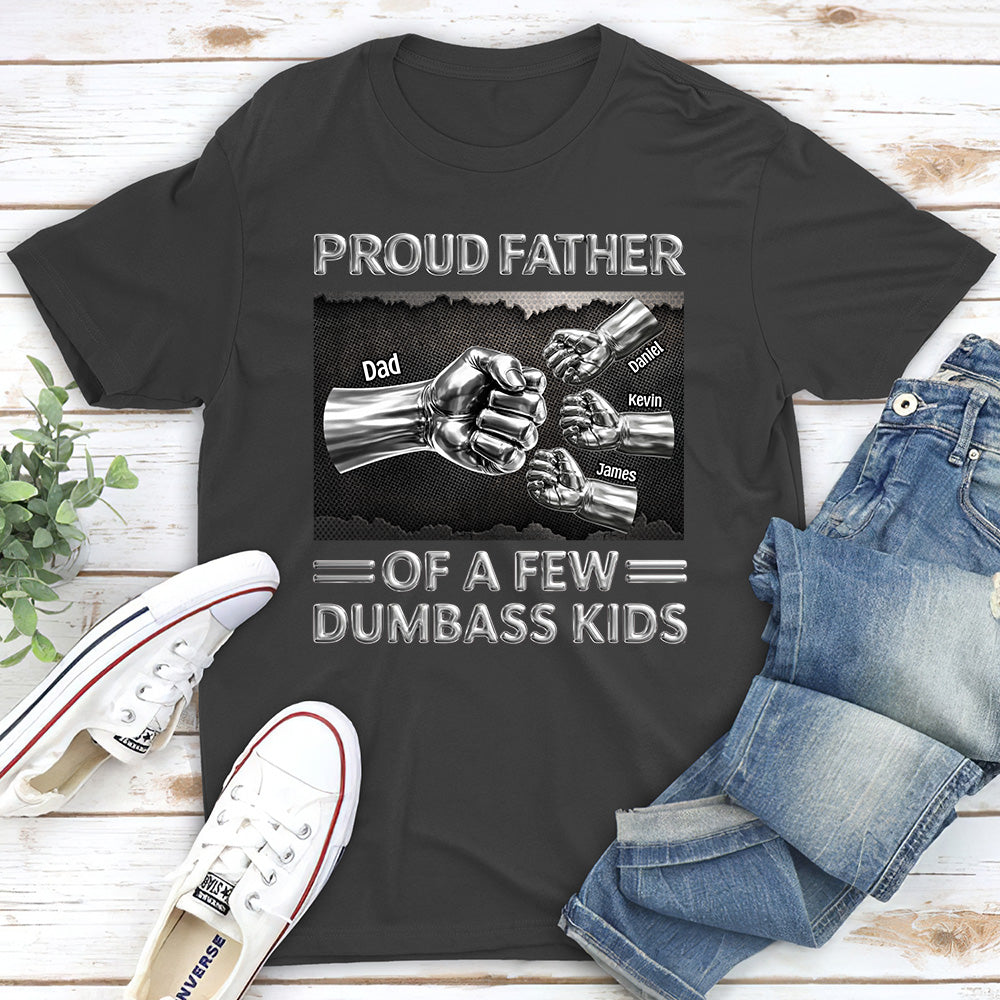 Custom Father's Day, Special Gift for Dad & Grandpa • Proud Daddy - Personalized Shirt