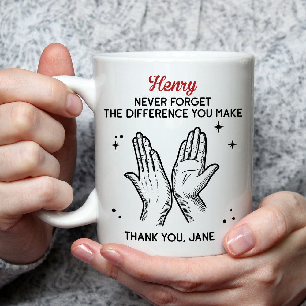 Custom Coworker, Christmas & Birthday Team Appreciation Gift • Thank You - Personalized Coffee Mug