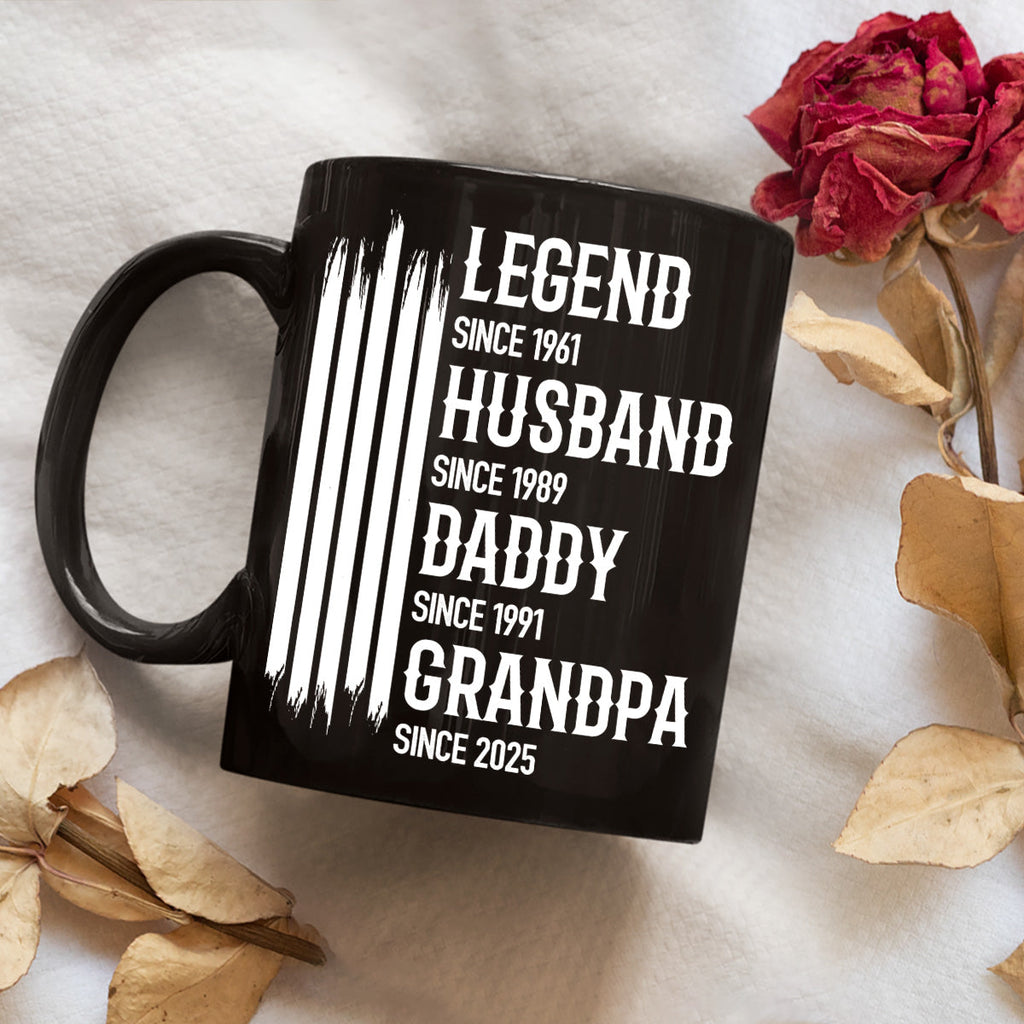 Custom Christmas & Birthday Gift for Dad • The Original Legend - Personalized Coffee Mug