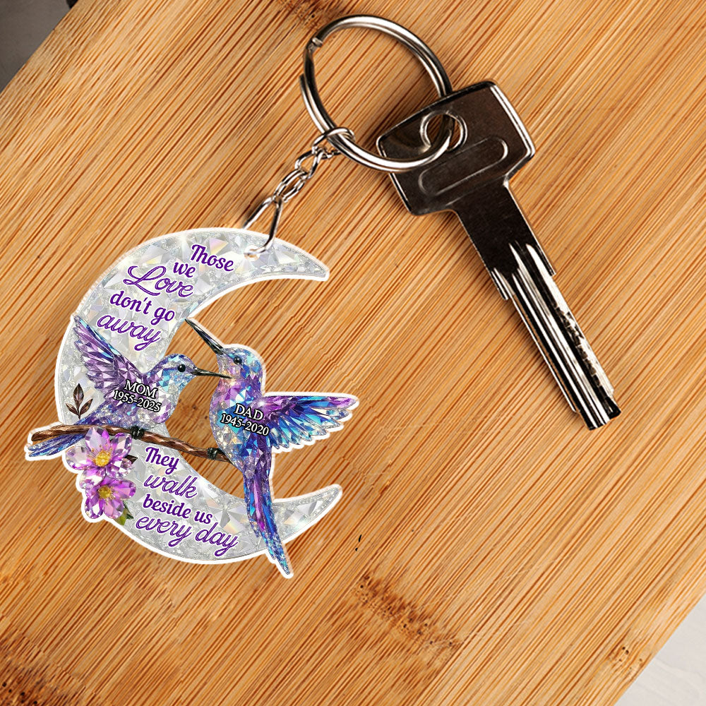 They Never Go Away - Personalized 3D Effect Acrylic Keychain