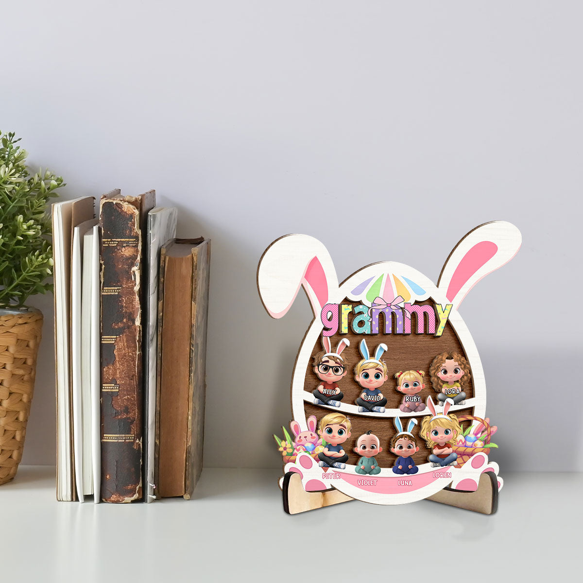 Custom Decor for Mom, Special Gift for Mother • The Love of Grandma Is Pure Magic - Personalized Wooden Plaque
