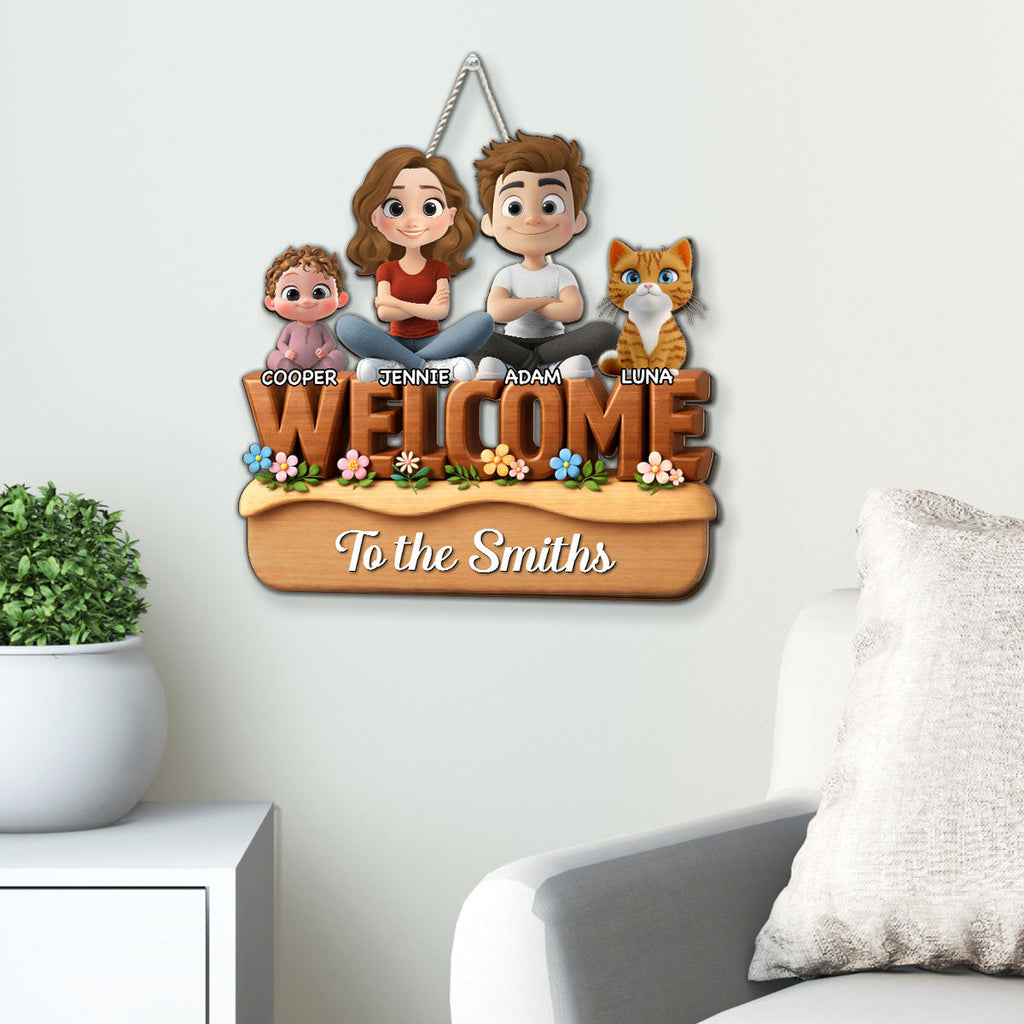 Custom 3D Home & Wall Decor, Birthday & Christmas Gift • Cats Are Nice Here - Personalized 3D Effect Wood Sign