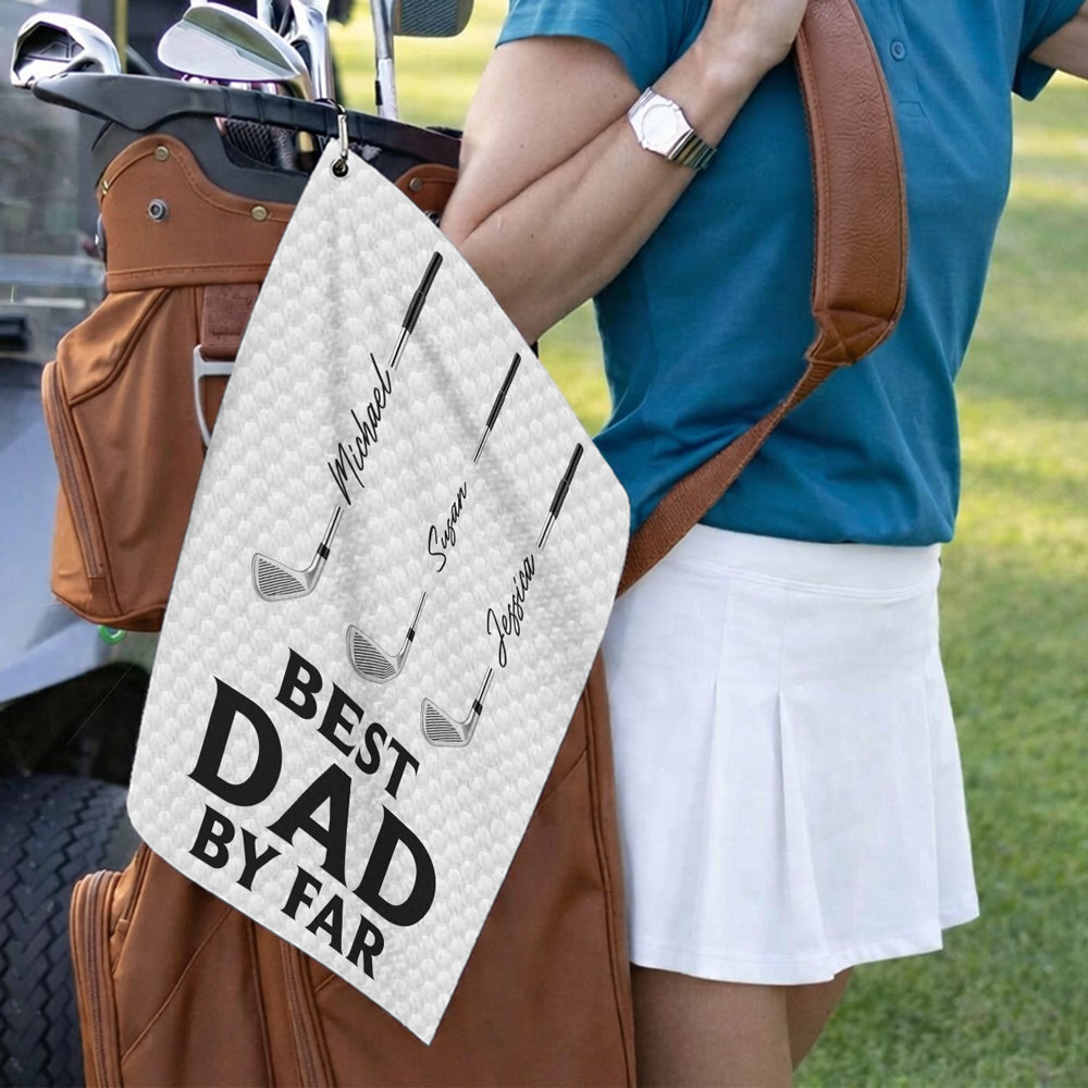 Best Daddy By Par - Personalized Golf Towel