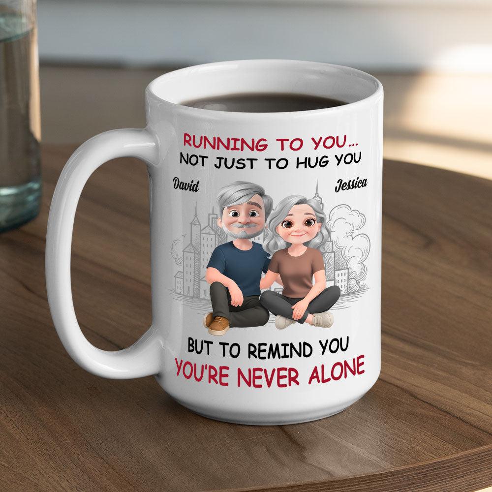 Custom Anniversary Keepsake Gifts For Couple • Heart Runs Home To You - Personalized Coffee Mug
