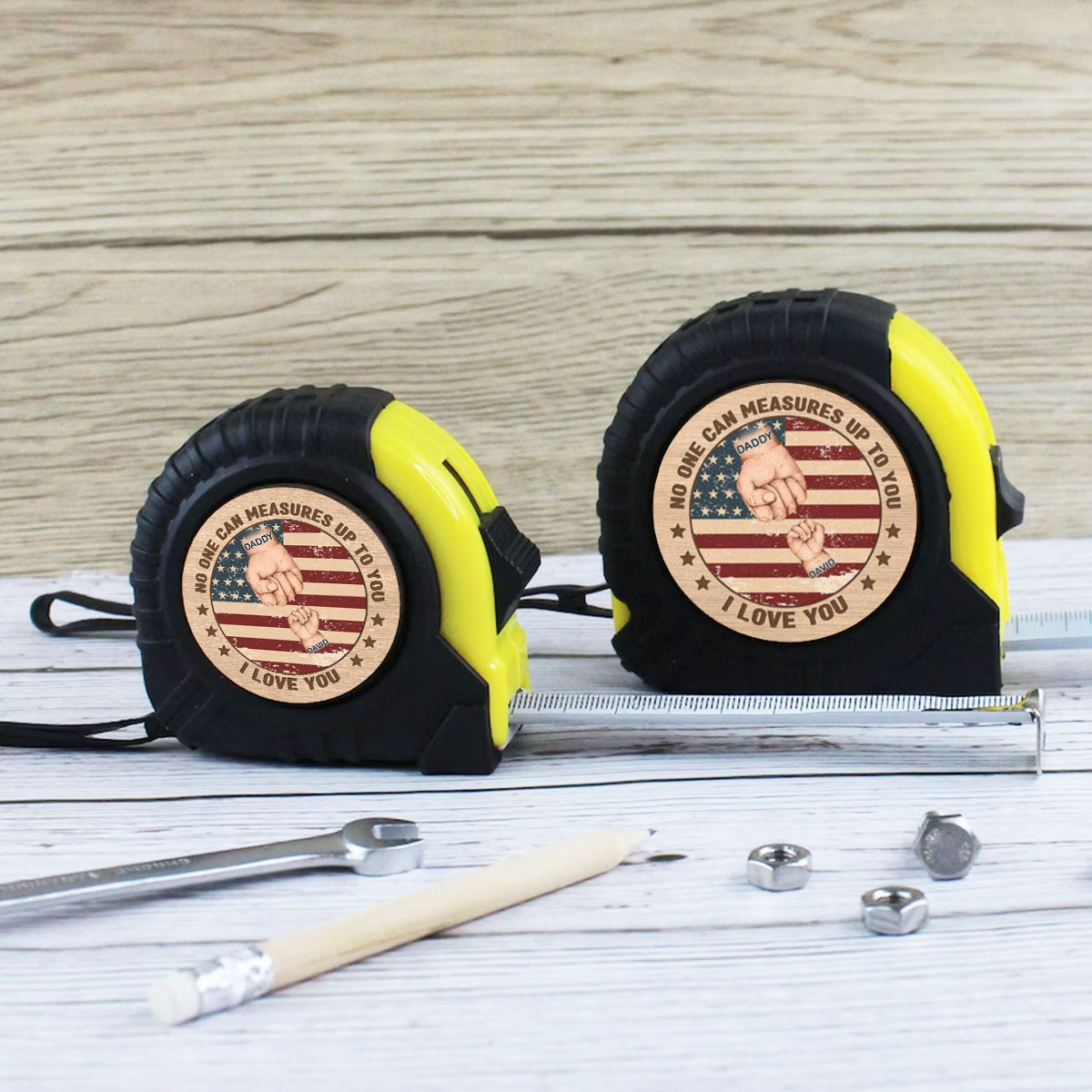 Love Daddy - Personalized Tape Measure