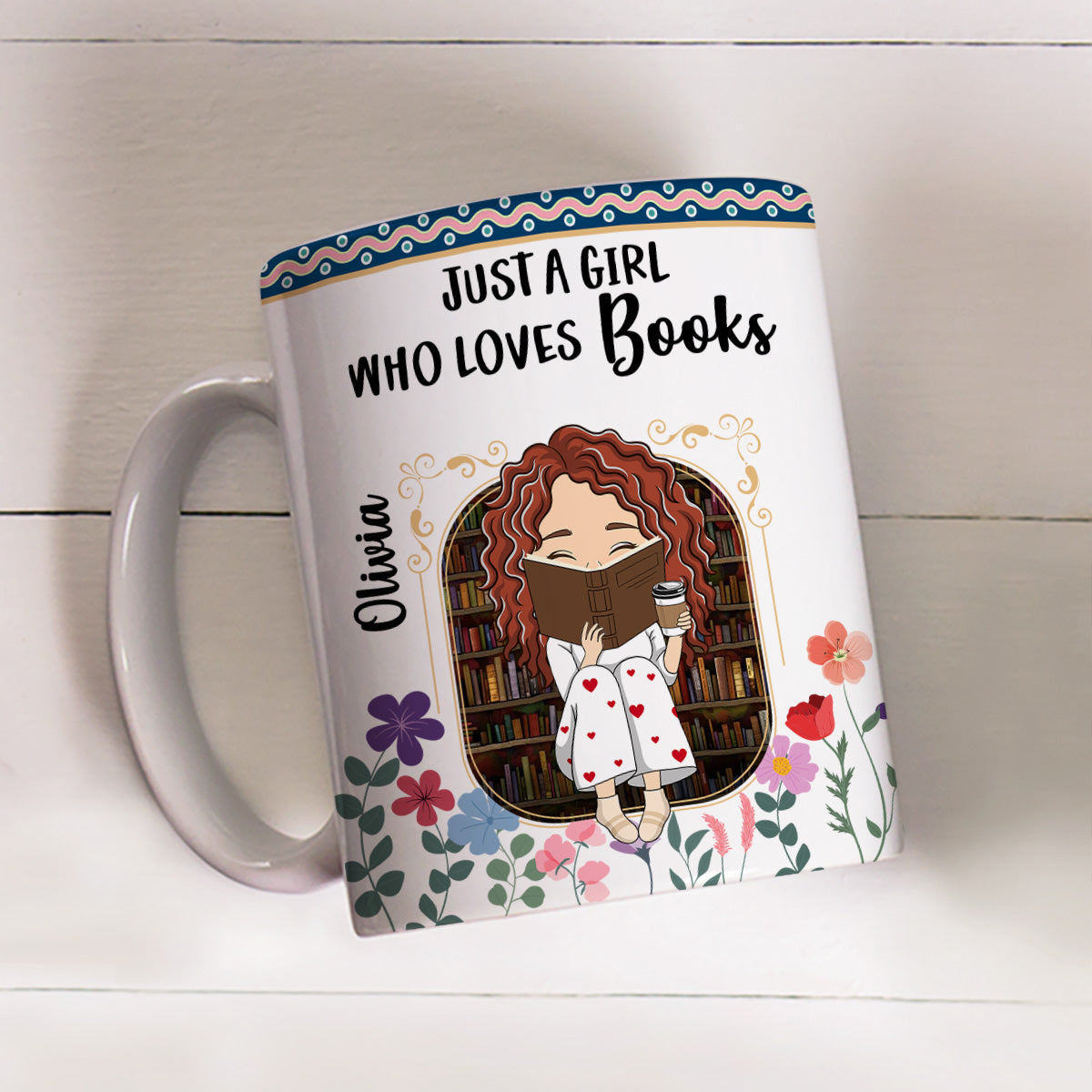 Custom Christmas & Birthday Keepsake Gift • Reading Fuel My Soul - Personalized Coffee Mug