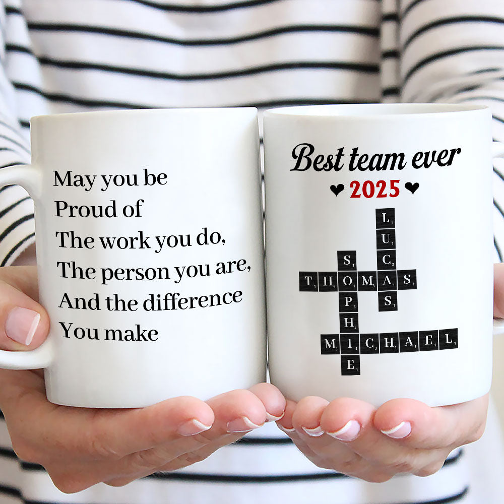 Custom Coworker, Christmas & Birthday Team Appreciation Gift • Be Proud Everyday - Personalized Coffee Mug