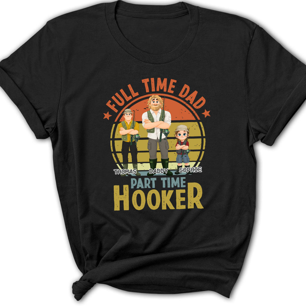 Custom Father's Day, Special Gift for Dad & Grandpa • Dad Catches Bigger Stories - Personalized Shirt
