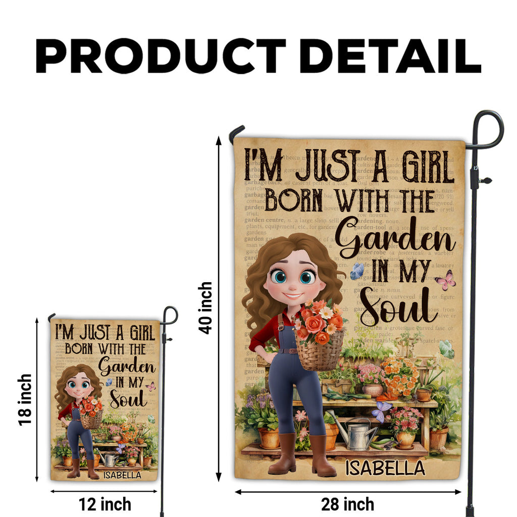 Garden In My Soul - Personalized Flag