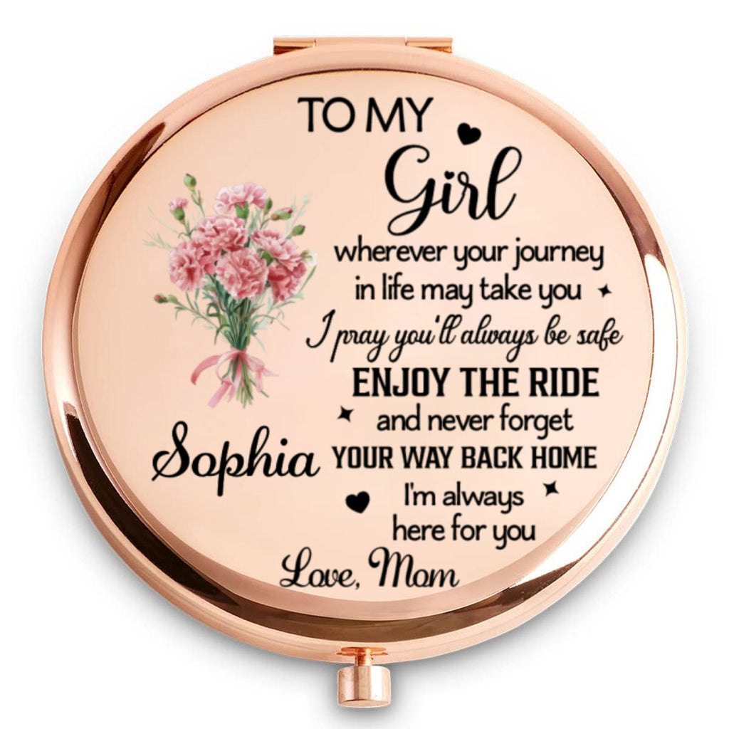 Your Journey Starts Today - Personalized Compact Mirror