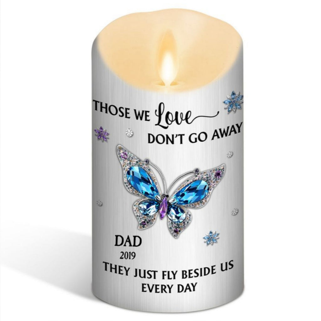 Those We Love Beside Us Every Day - Personalized LED Candle